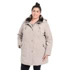 Plus Size Fleet Street Faux-fur-trim Anorak Jacket, Women's, Size: 2xl, Dark Brown
