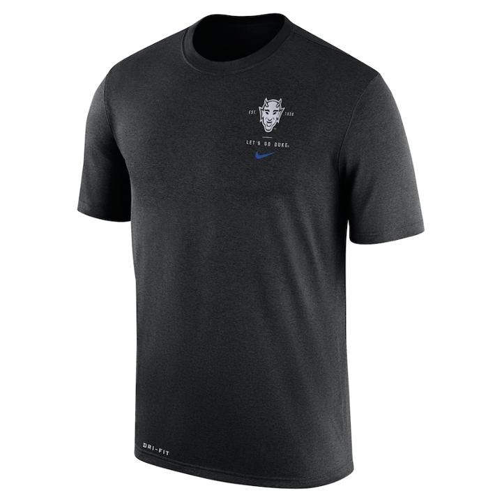 Men's Nike Duke Blue Devils Vault Tee, Size: Small, Black