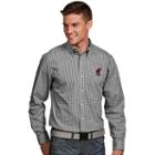 Men's Antigua Miami Heat Associate Plaid Button-down Shirt, Size: Small, White Oth