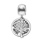 Individuality Beads Sterling Silver Family Comes From Within Tree Disc Charm, Women's