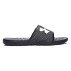 Under Armour Strike Micro Geo Men's Slide Sandals, Size: 11, Black