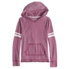 Girls 7-16 Mudd&reg; Varsity Hodie, Size: 14, Dark Red