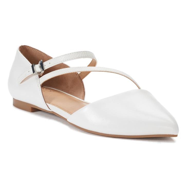 Apt. 9&reg; Develop Women's D'orsay Flats, Size: 6.5, White