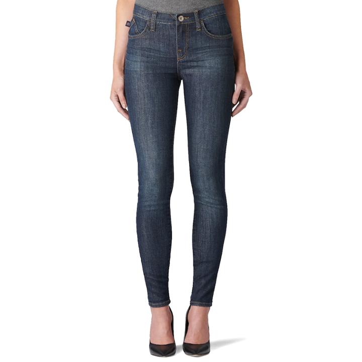 Women's Rock & Republic&reg; Kashmiere Midrise Skinny Jeans, Size: 18 T/l, Med Blue