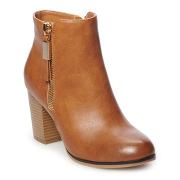 Apt. 9&reg; Timezone Women's High Heel Ankle Boots, Size: 6.5 Wide, Brown