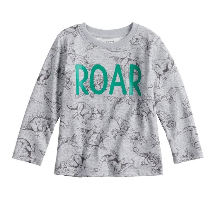 Toddler Boy Jumping Beans&reg; Softest Graphic Tee, Size: 2t, Light Grey