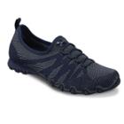 Skechers Relaxed Fit Bikers Get With Knit Women's Shoes, Size: 11, Blue (navy)
