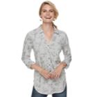 Women's Sonoma Goods For Life&trade; Tunic Shirt, Size: Xxl, Light Grey