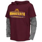 Boys 8-20 Campus Heritage Minnesota Golden Gophers Patrol Mock-layer Tee, Size: L(16/18), Dark Red