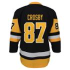Boys 8-20 Pittsburgh Penguins Sidney Crosby Replica Jersey, Size: L/xl, Black