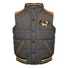 Men's Franchise Club Missouri Tigers Legacy Reversible Vest, Size: 4xl, Grey