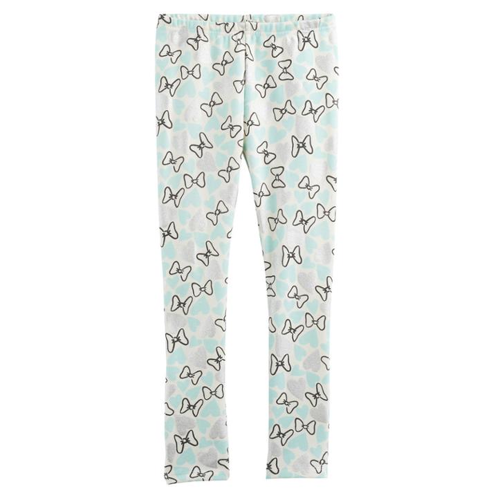 Girls 4-12 Jumping Beans&reg; Fleece-lined Leggings, Size: 7, White Oth