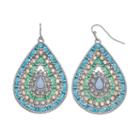 Mudd&reg; Blue Cord Teardrop Earrings, Women's, Turq/aqua
