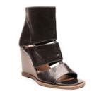 2 Lips Too Too Tai Women's Wedge Sandals, Girl's, Size: Medium (9), Black