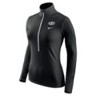 Women's Nike Oklahoma State Cowboys Pro Hyperwarm Pullover, Size: Xxl, Black