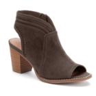 Sonoma Goods For Life&trade; Thelma Women's Peep Toe Ankle Boots, Size: 10, Lt Brown