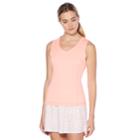 Women's Grand Slam V-neck Tennis Tank, Size: Medium, Med Pink