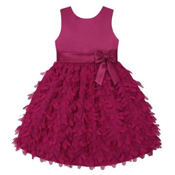 Girls 4-6x American Princess Satin Petal Dress, Girl's, Size: 4, Lt Purple