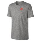 Men's Nike Swirled Tee, Size: Small, Grey Other