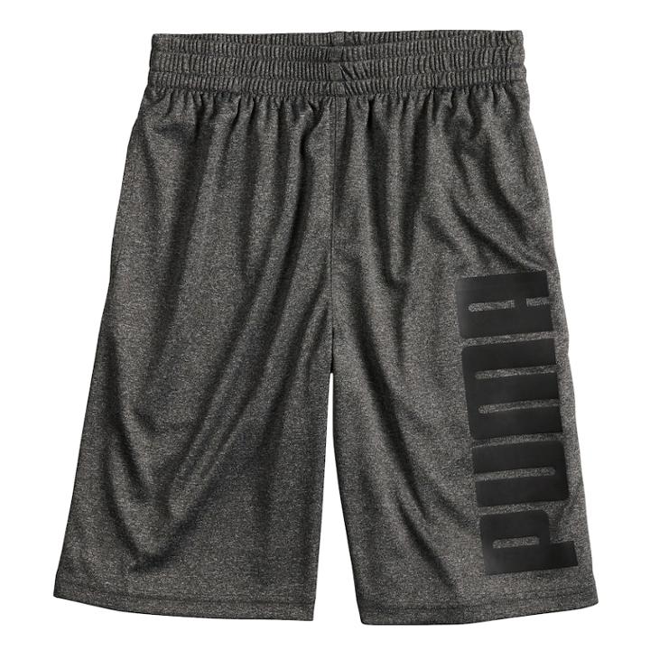 Boys 8-20 Puma Performance Shorts, Size: Xl, Grey (charcoal)
