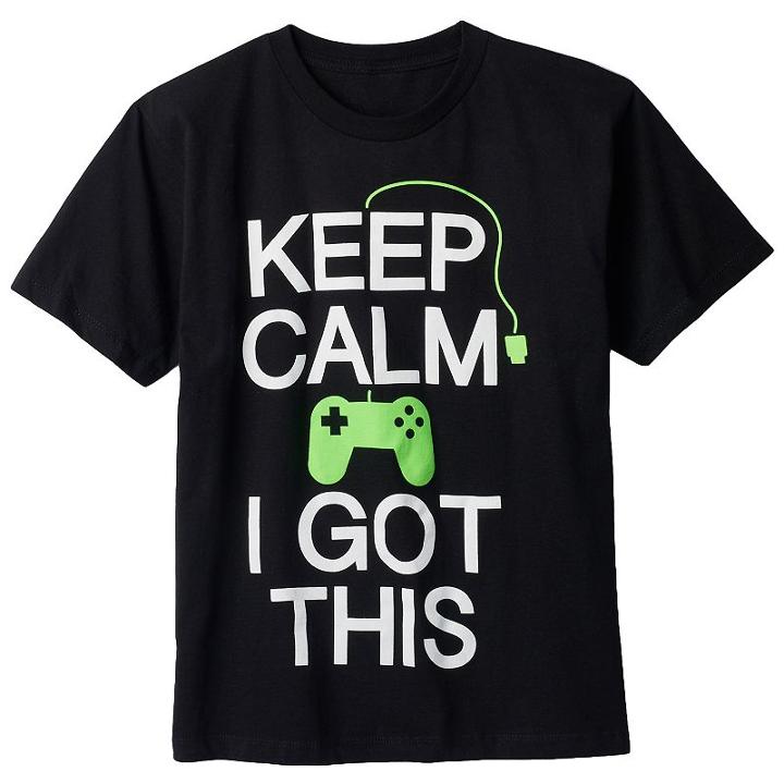 Boys 8-20 Keep Calm, I Got This Player Tee, Boy's, Size: Medium, Oxford