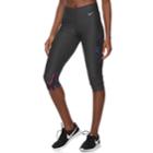 Women's Nike Power Training Capris, Size: Medium, Grey Other