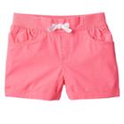 Girls 4-10 Jumping Beans&reg; Rolled Cuff Shorts, Girl's, Size: 6x, Brt Pink