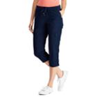 Petite Chaps Capri Cargo Pants, Women's, Size: Xs Petite, Blue