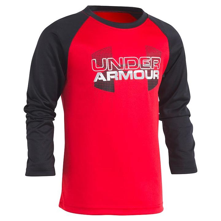 Boys 4-7 Under Armour Raglan Graphic Tee, Size: 6, Red