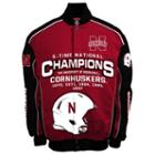 Men's Franchise Club Nebraska Cornhuskers Champions Twill Jacket, Size: Small, Red