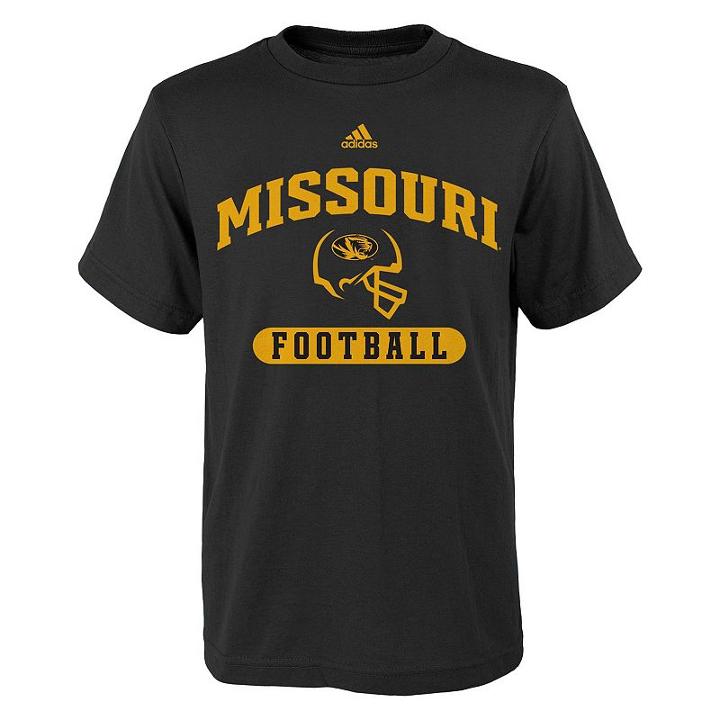 Boys 8-20 Adidas Missouri Tigers Sport Arch Football Tee, Boy's, Size: L(14/16), Black