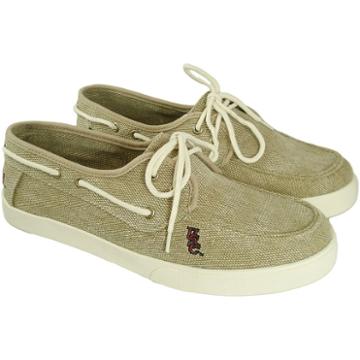 Men's South Carolina Gamecocks Captain Boat Shoes, Size: 11, Beig/green (beig/khaki)