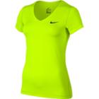 Women's Nike Cool Victory Dri-fit Base Layer Tee, Size: Xs, Drk Yellow