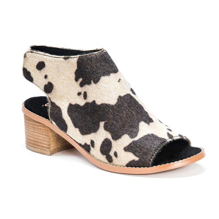 Muk Luks Kristen Women's Block Heel Sandals, Girl's, Size: 9, Brown