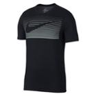 Men's Nike Training Tee, Size: Large, Grey (charcoal)