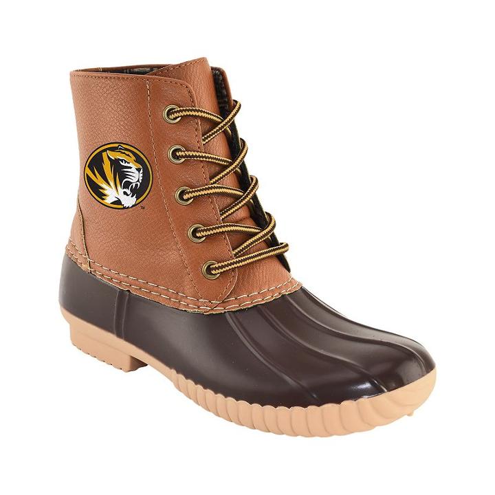 Women's Primus Missouri Tigers Duck Boots, Size: 10, Brown