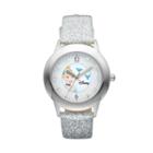 Disney's Cinderella Juniors' Leather Watch, Women's, Grey