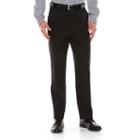 Men's Chaps Performance Classic-fit Wool-blend Comfort Stretch Flat-front Suit Pants, Size: 32x30, Black