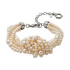 Simply Vera Vera Wang Simulated Pearl Knotted Multi Strand Bracelet, Women's, White