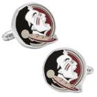 Florida State Seminole Head Cuff Links, Men's, Dark Red