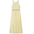 Girls 7-16 Speechless Lace Bodice Embellished Waist Maxi Dress, Girl's, Size: 7, Lt Yellow