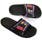 Youth Kansas Jayhawks Slide Sandals, Boy's, Size: Large, Black