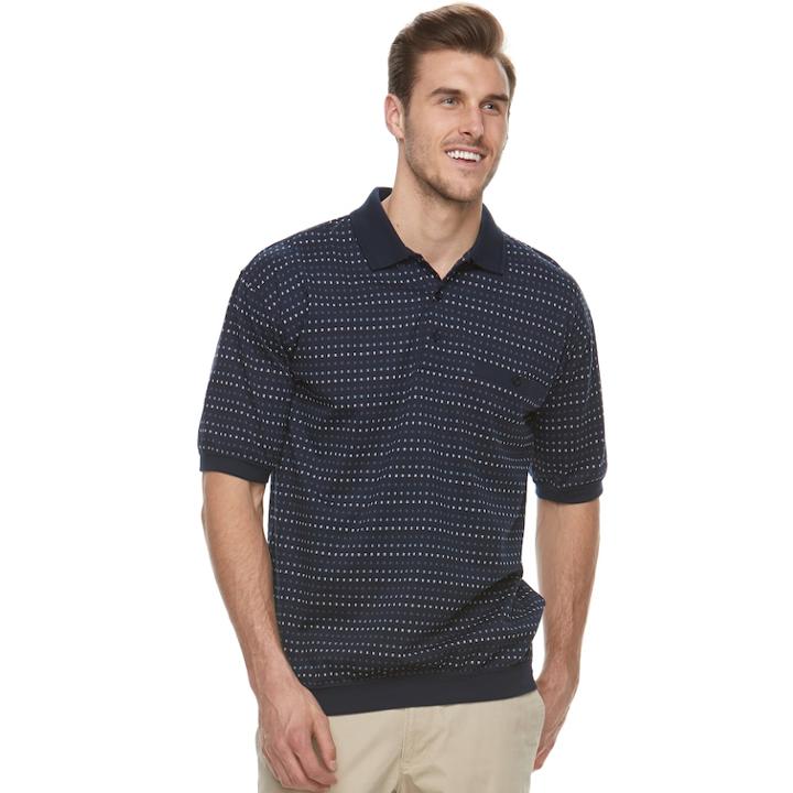 Big & Tall Safe Harbor Regular-fit Banded-bottom Polo, Men's, Size: Xxl Tall, Blue (navy)