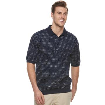 Big & Tall Safe Harbor Regular-fit Banded-bottom Polo, Men's, Size: Xxl Tall, Blue (navy)