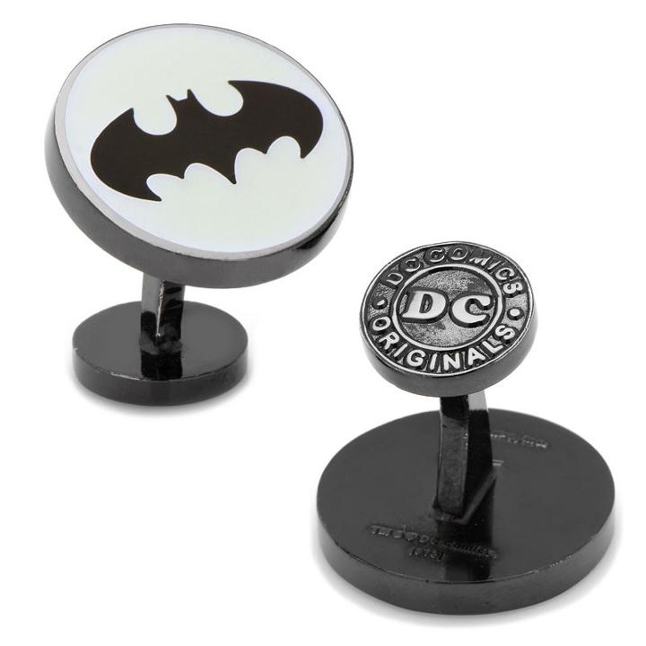 Dc Comics Batman Glow-in-the-dark Cuff Links, Men's, Yellow