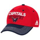 Adult Adidas Washington Capitals Locker Room Flex-fit Cap, Men's, Size: S/m, Red