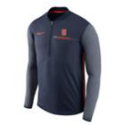Men's Nike Syracuse Orange Coach Pullover, Size: Xl, Blue (navy)