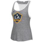 Women's Adidas Los Angeles Galaxy Pearl Logo Lace Back Tank Top, Size: Small, Black