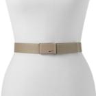 Women's Nike Tech Essential Bottle Opener Web Belt, Lt Brown