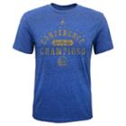 Boys 8-20 Golden State Warriors 2017 Conference Champions Retro Tee, Boy's, Size: S(8), Blue